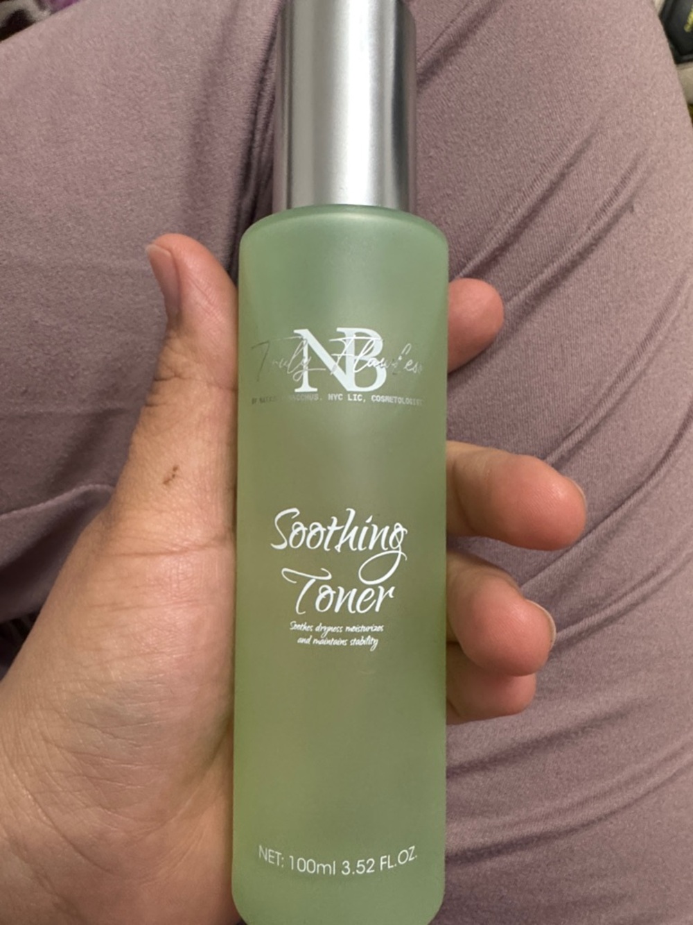 NB Soothing Toner - Green Glass Bottle